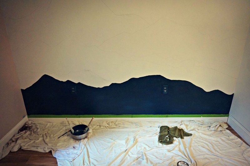 mountain mural