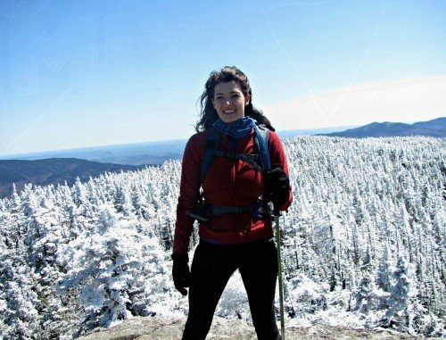 Midlayer on the summit of Mt Moriah